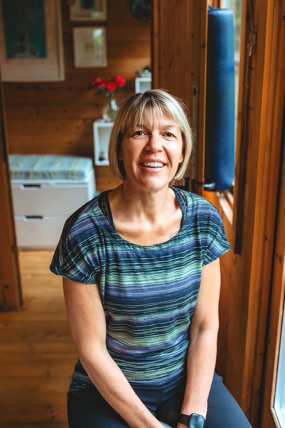ReTreat - Therapist Katie Stanton in her treatment room in Hove