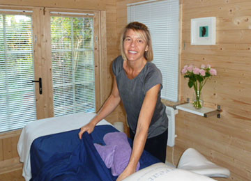 ReTreat - Therapist Katie Stanton in her treatment room in Hove